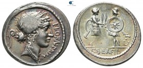 C. Servilius C. f. 57 BC. Rome. Denarius AR