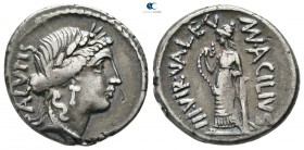 Man. Acilius Glabrio 49 BC. Rome. Denarius AR