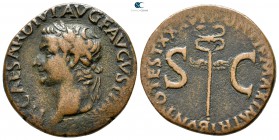 Tiberius AD 14-37. Struck AD 34/5. Rome. As Æ