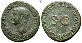 Germanicus Died AD 19. Struck under Gaius Caligula, AD 37/8. Rome. As Æ