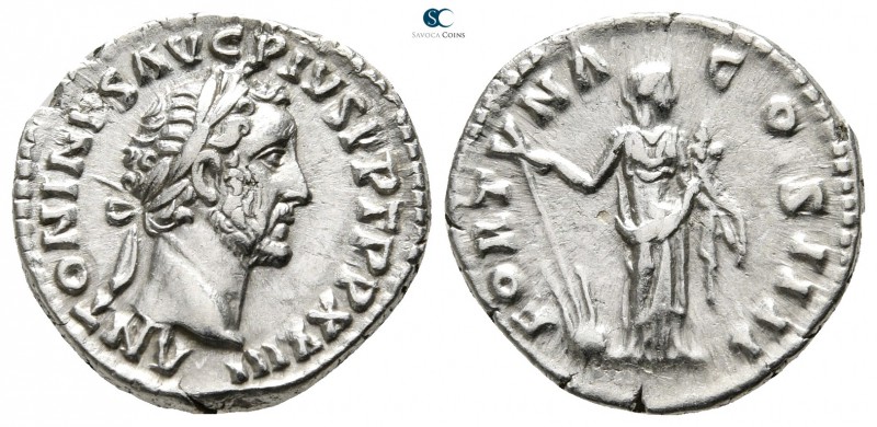 Antoninus Pius AD 138-161. Rome
Denarius AR

18mm., 3,31g.

ANTONINVS AVG P...