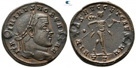 Maximinus II Daia as Caesar AD 305-309. Struck AD 305. Ticinum. Follis Æ