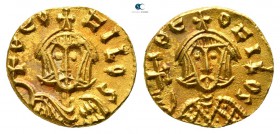 Theophilus AD 829-842. Struck AD 831-842. Syracuse. Tremissis AV