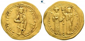 Theodora AD 1055-1056. Constantinople. Histamenon Nomisma AV