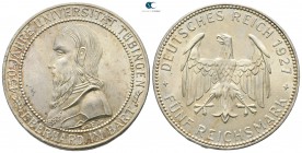 Germany. Stuttgart.  AD 1927. 5 Reichsmark