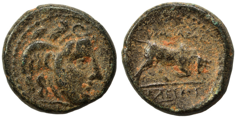 SELEUKID KINGS of SYRIA. Seleukos I Nikator, 312-281 BC. Ae (bronze, 3.61 g, 15 ...