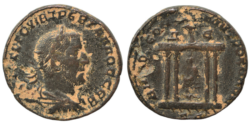 SYRIA, Seleucis and Pieria. Antioch. Trebonianus Gallus, 251-253. Octassarion (b...