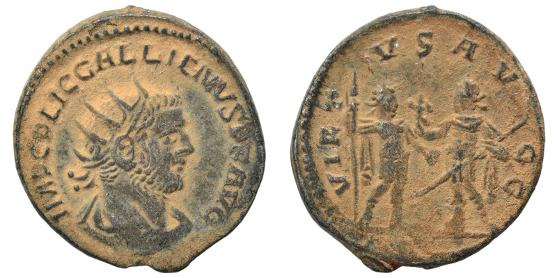 Gallienus, 253-268. Antoninianus (bronze, 3.60 g, 21 mm), Samosata. IMP C P LIC ...