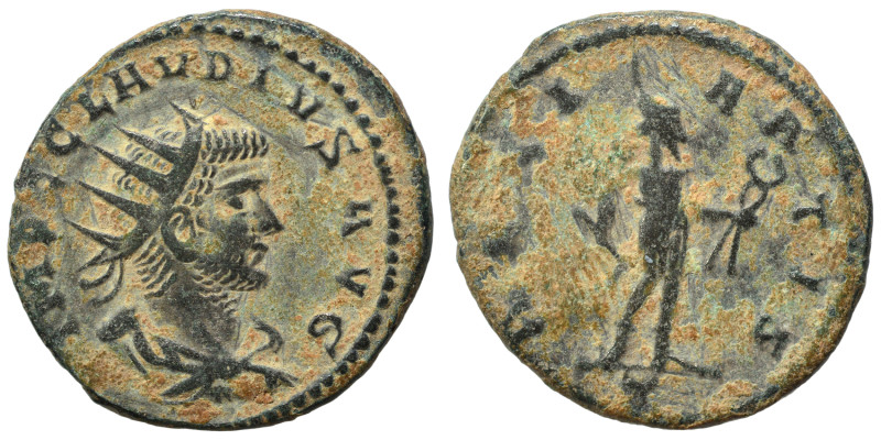 Claudius II Gothicus, 268-270. Antoninianus (bronze, 3.24 g, 20 mm), Antioch. IM...