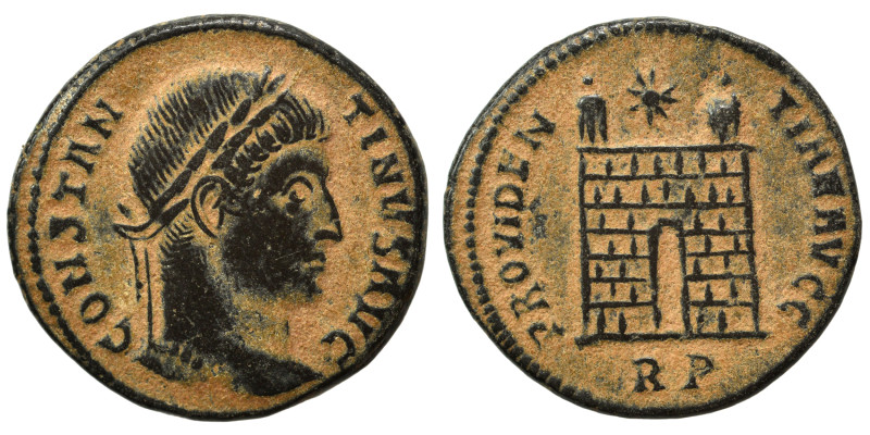 Constantine I, 307/310-337. Follis (bronze, 2.83 g, 19 mm), Rome. CONSTANTINVS A...