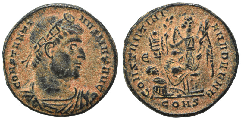 Constantine I, 307/310-337. Follis (bronze, 3.04 g, 19 mm), Constantinople. CONS...