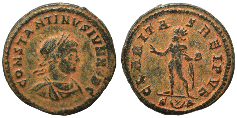 Constantine II, as Caesar, 316-337. Follis (bronze, 3.37 g, 20 mm), Arelate. CON...