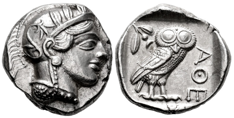 Attica. Athens. Tetradrachm. 454-404 BC. (Gc-2526). (Sng Cop-31). (Kroll-8). Anv...