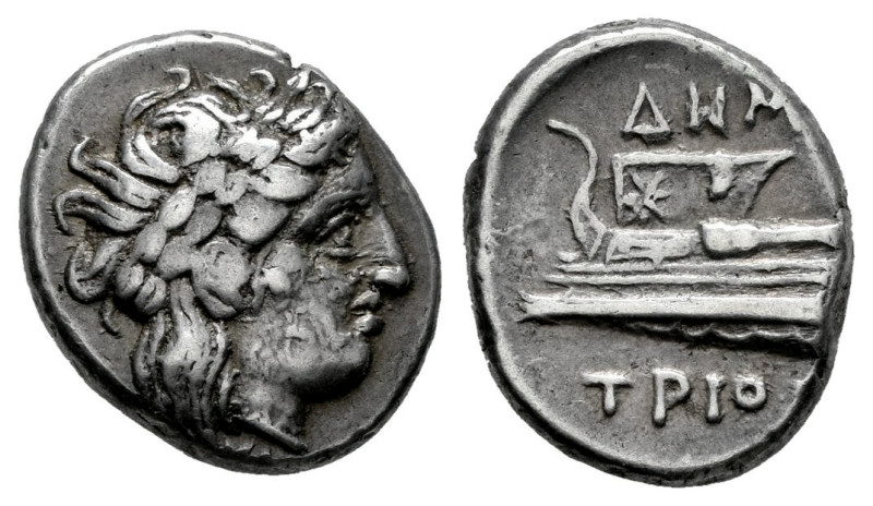 Bithynia. Kios. Trihemiobol. 345-315 a.C. Demetrios Magistrate. (Hgc-7,554). Anv...