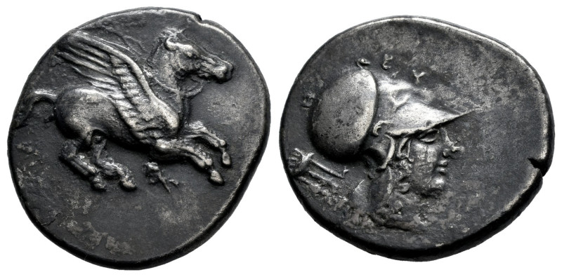 Corinthia. Corinth. Stater. 405-345 a.C. (Pegasi-257/1). (Hgc-4,1834). (M.E.C.-6...