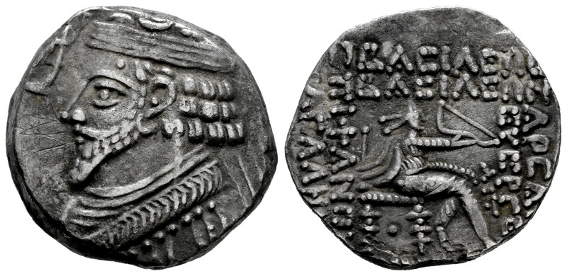 Kingdom of Parthia. Phraatakes. Tetradrachm. SE 311 = 1 a.C. Seleukeia on the Ti...