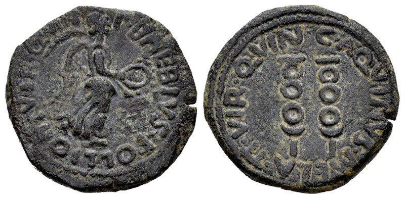 Carthage Nova. Augustus period. Half unit. 27 BC - 14 AD. Cartagena (Murcia). (A...