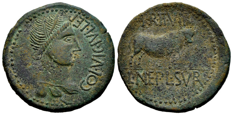 Kelse-Celsa. Unit. 50-30 BC. Velilla de Ebro (Zaragoza). (Abh-794). (Acip-1494)....