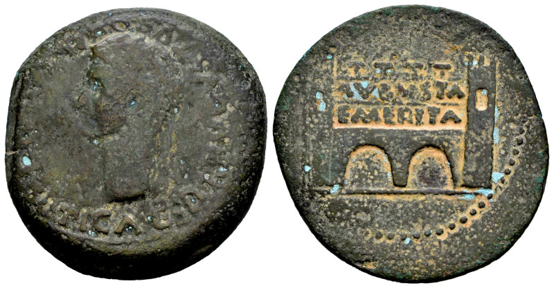 Emerita Augusta. Time of Tiberius. Dupondius. 14-36 AD. Mérida (Badajoz). (Abh-1...