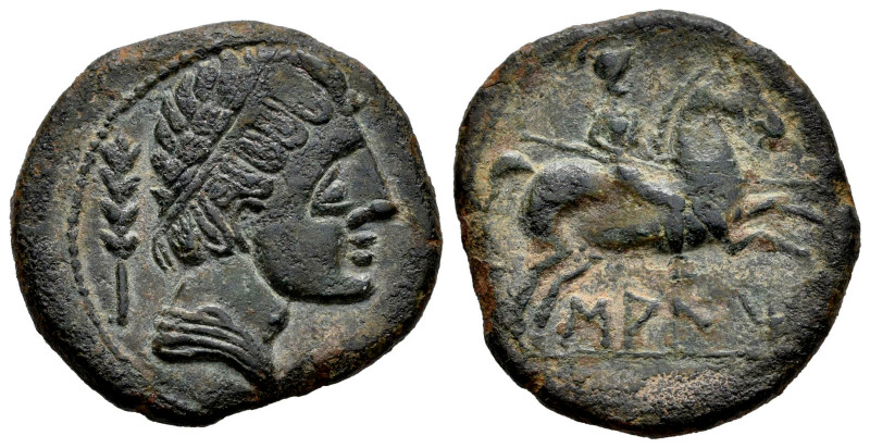 Saiti-Saetabi. Unit. 120-20 BC. Xátiva (Valencia). (Abh-2100). (Acip-2031). (C-3...