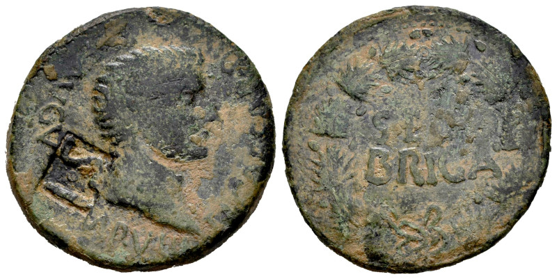 Segobriga. Time of Tiberius. Unit. 14-36 AD. Saelices (Cuenca). (Abh-2186). Anv....