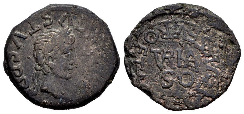 Turiaso. Augustus period. Half unit. 27 BC - 14 AD. Tarazona (Zaragoza). (Abh-24...