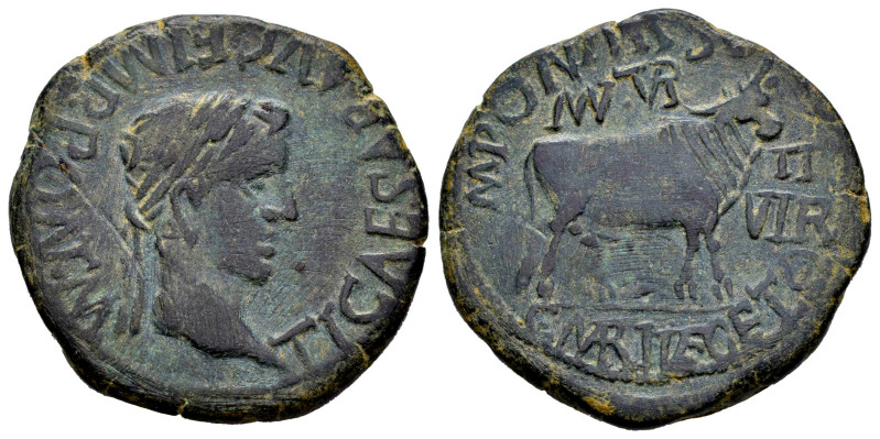 Turiaso. Augustus period. Unit. 27 BC - 14 AD. Tarazona (Zaragoza). (Abh-2450). ...