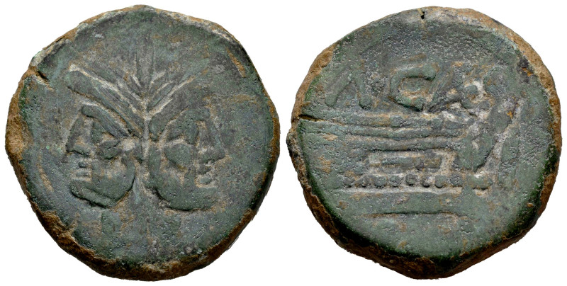 Caecilius. Caecilius Metellus. Unit. 169-158 a.C. Rome. (Craw-174/1). (BMCRR Rom...