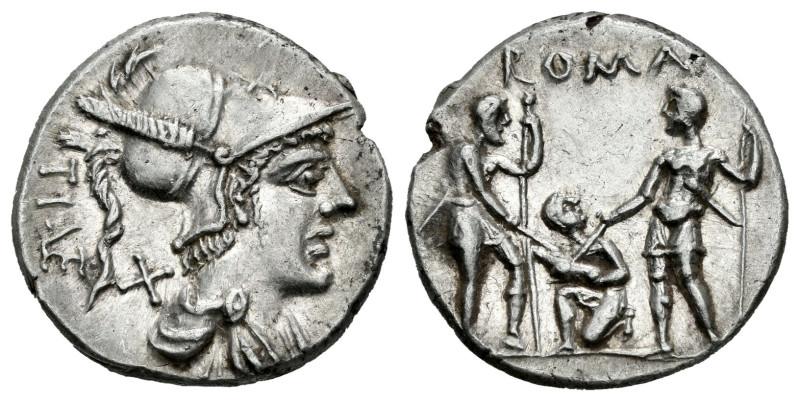 Veturius. Ti. Veturius. Denarius. 137 BC. Central Italy. (Ffc-1186). (Craw-234/1...