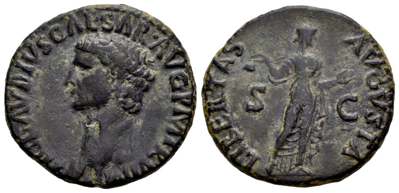 Claudius. Unit. 50-54 d.C. Rome. (Ric-I 113). (Bmcre-204). Anv.: TI CLAVDIVS CAE...