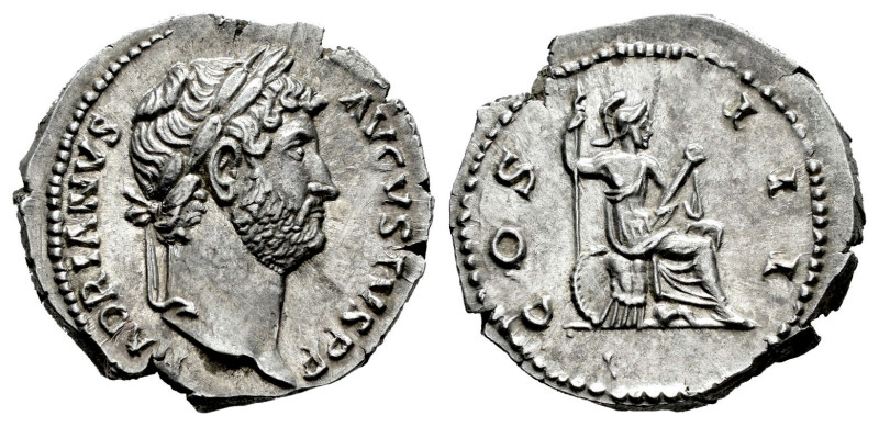 Hadrian. Denarius. 128-129 d.C. Rome. (Ric-II 3,919). (Bmcre-476). (Rsc-338). An...