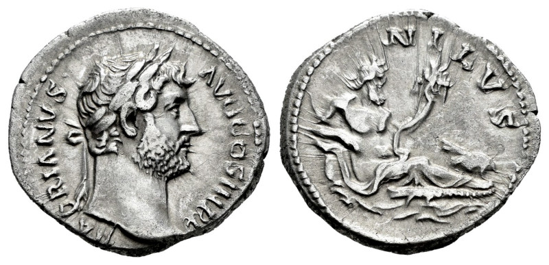 Hadrian. Denarius. 130-133 d.C. Rome. (Ric-II 3,1544). (Bmcre-857/59). (Rsc-989)...