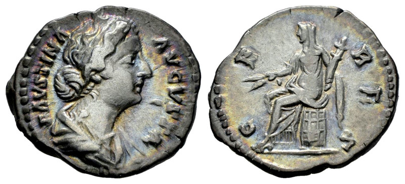 Faustina Junior. Denarius. 161-176 d.C. Rome. (Ric-III 669). (Bmcre-81). (Rsc-35...