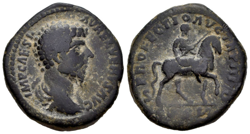 Lucius Verus. Unit. 162-163 d.C. Rome. (Ric-III 1357). (C-140). Anv.: IMP CAES L...