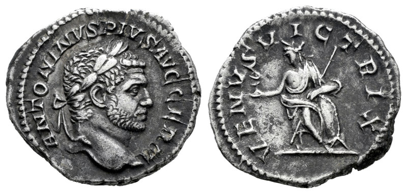 Caracalla. Denarius. 213-217 d.C. Rome. (Ric-IV 311b). (Bmcre-82). (Rsc-606). An...