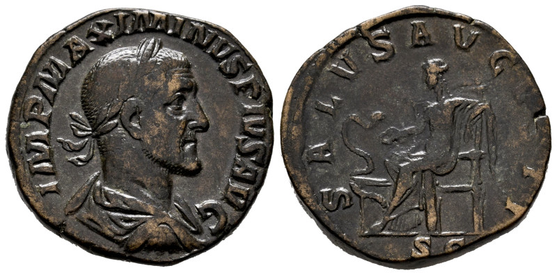 Maximinus I. Sestertius. 236 AD. Rome. (Ric-IV 64). (C-88). (Bmcre-100). Anv.: I...