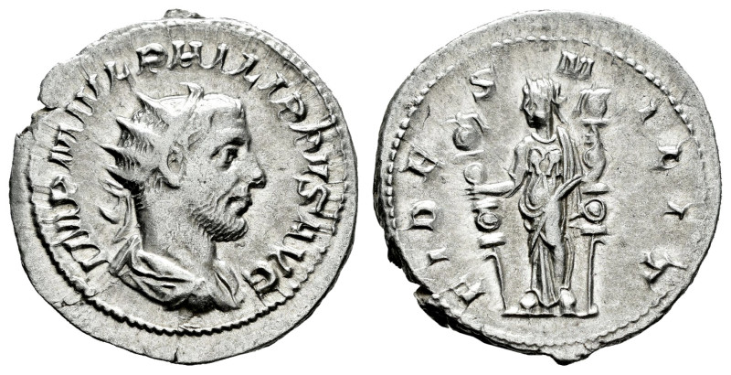 Philip I. Antoninianus. 244-247 d.C. Rome. (Ric-IV 34b). (Rsc-58). Anv.: IMP M I...