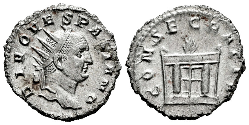 Divus Vespasian. Antoninianus. 250-251 d.C. Mediolanum. (Ric-80). (Seaby-652). A...