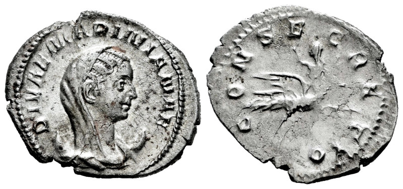 Diva Mariniana. Antoninianus. 254 d.C. Rome. (Ric-V 1.6). (Seaby-16). Anv.: DIVA...