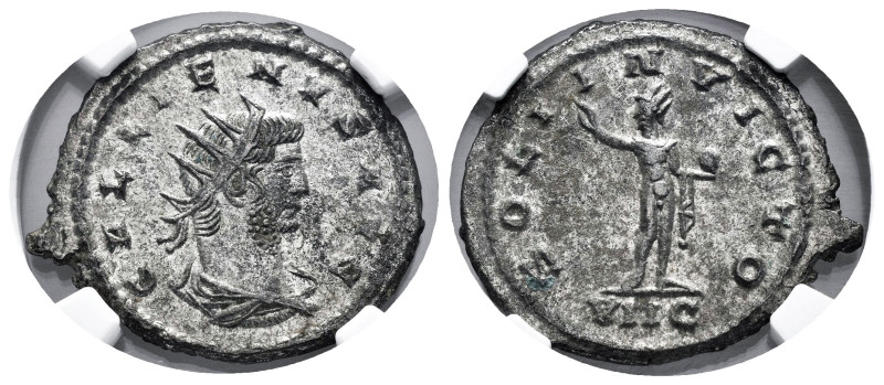 Gallienus. Antoninianus. 253-268 AD. Antioch. (Ric-620). Anv.: GALLIENVS AVG, ra...