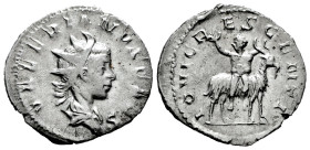 Valerian II. Antoninianus. 256 d.C. Colonia Agrippinensis. (Ric-V 1,3). (Mir-907e). Anv.: VALERIANVS CAES. Radiate and draped bust to right. Rev.: IOV...