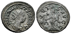 Quieto. Antoninianus. 260-261 AD. Rome. (Ric-V.2 2). (Rsc-1d). (Mir-1727). Anv.: IMP C FVL QVIETVS P F AVG, radiate, draped, and cuirassed bust to rig...