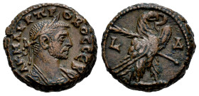 Probus. Tetradrachm. RY 4 = 278/9 d.C. Alexandria. (Dattari (Savio)-5563). (Emmett-3981.4). Anv.: Α Κ Μ ΑΥΡ ΠΡΟΒΟC CЄΒ Laureate and cuirassed bust to ...