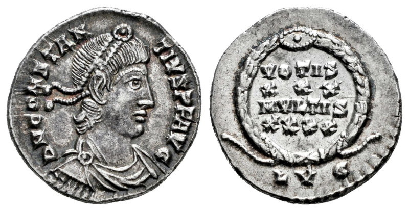 Constantius II. Siliqua. 360-363 d.C. Lugdunum. (Ric-VIII 216). (Rsc-342/3a). An...