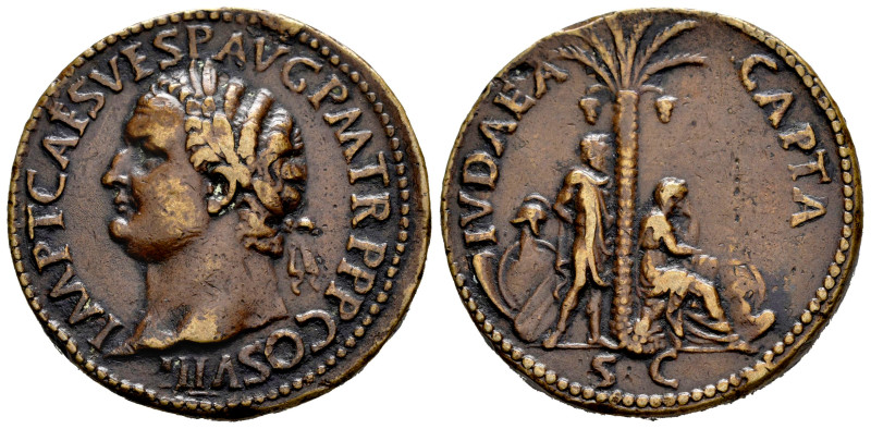Titus. Cast Paduan Medallion. (HMB-I.50). (Klawans-3). (Lawrence-37). Anv.: IMP ...