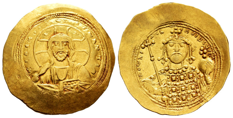 Constantino IX Monomachus. Histamenon nomisma. 1049-1053 AD. Constantinople. (Se...