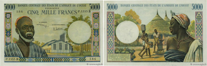 Country : WEST AFRICAN STATES 
Face Value : 5000 Francs 
Date : (1970) 
Period/P...