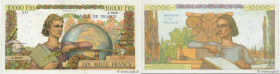 Country : FRANCE 
Face Value : 10000 Francs GÉNIE FRANÇAIS 
Date : 02 juin 1955 
Period/Province/Bank : Banque de France, XXe siècle 
Catalogue refere...