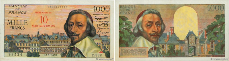 Country : FRANCE 
Face Value : 10 NF sur 1000 Francs RICHELIEU 
Date : 07 mars 1...