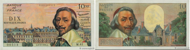 Country : FRANCE 
Face Value : 10 Nouveaux Francs RICHELIEU 
Date : 03 décembre ...